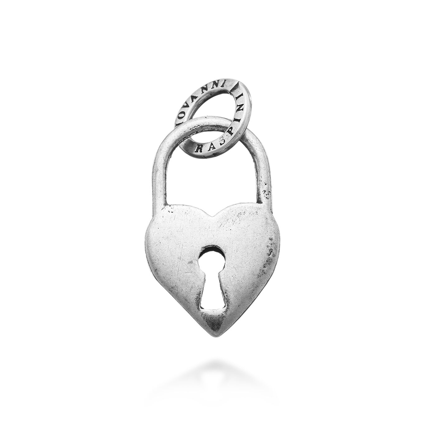 Padlock Charm in Sterling Silver